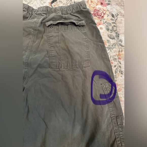 jaded london Men's Olive Parachute Pants - Picture 4 of 5